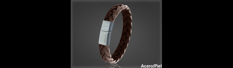 Pulsera Cuero al por Mayor Hombre ref 99334M. Mayoristas Pulsera Piel