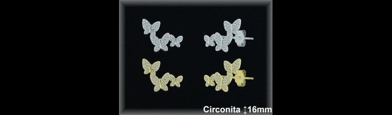 Pendientes Plata al por mayor ref Z8560C Mayoristas Plata al por Mayor