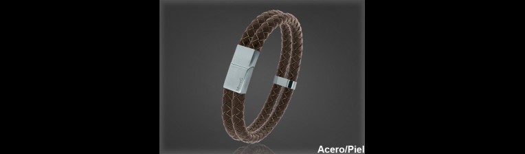 Pulsera Cuero al por Mayor Hombre ref 99140M. Mayoristas Pulsera Piel