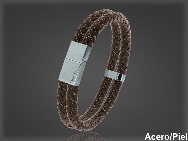 Pulsera Cuero al por Mayor Hombre ref 99140M. Mayoristas Pulsera Piel