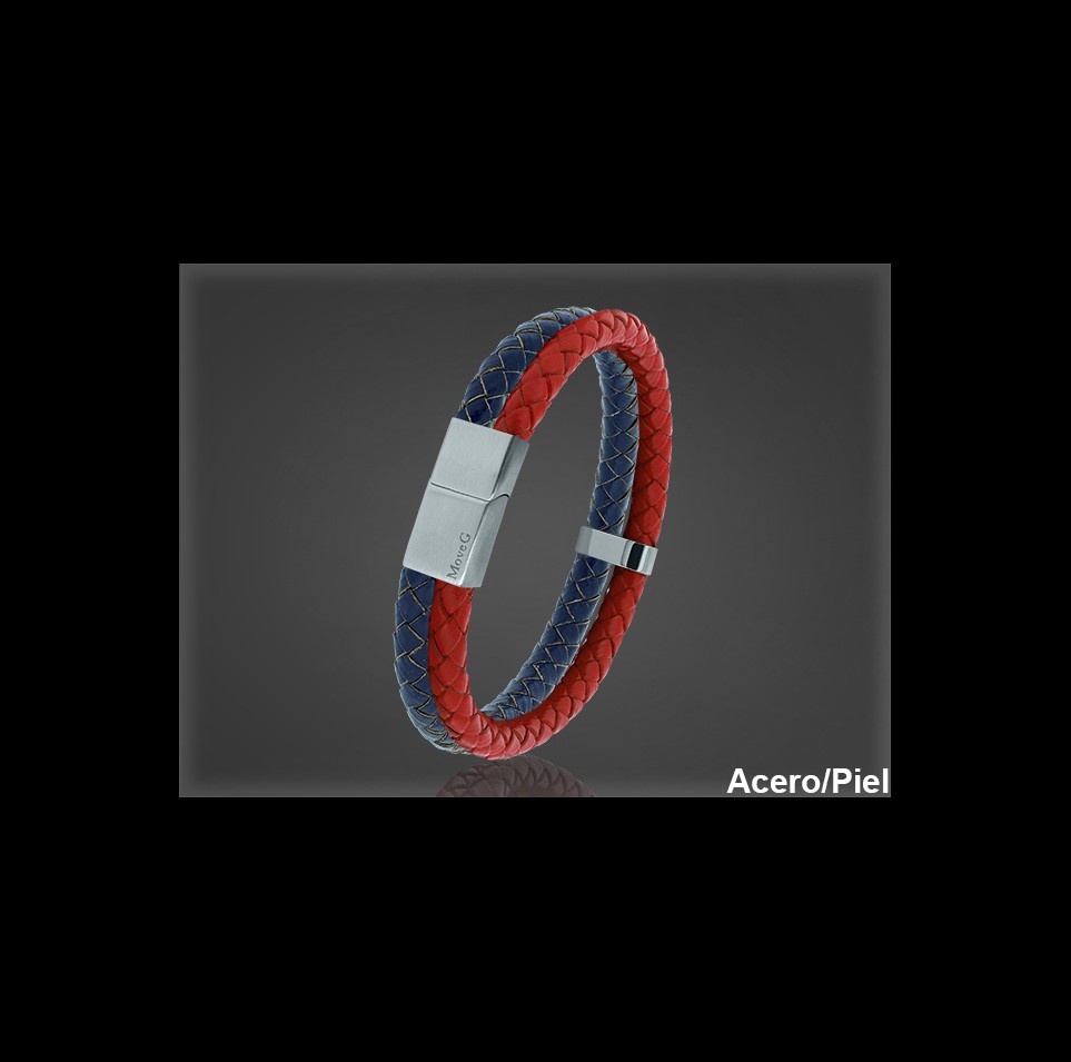 Pulsera Cuero al por Mayor Hombre ref 99140RA. Mayoristas Pulsera Piel