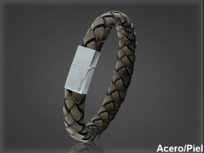 Pulsera Cuero al por Mayor Hombre ref 99318M. Mayoristas Pulsera Piel