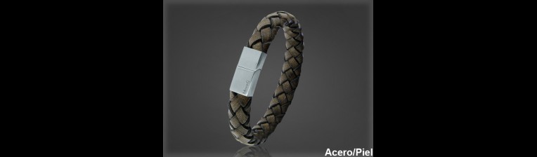 Pulsera Cuero al por Mayor Hombre ref 99318M. Mayoristas Pulsera Piel