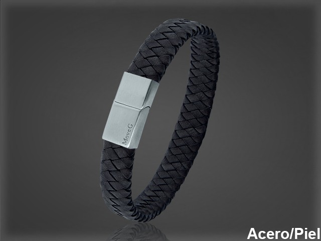 Pulsera Cuero al por Mayor Hombre ref 99319N. Mayoristas Pulsera Piel