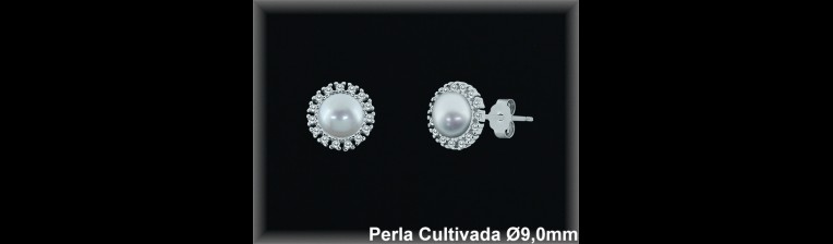 Pendientes Plata al por mayor ref R8674 Mayoristas Plata al por Mayor