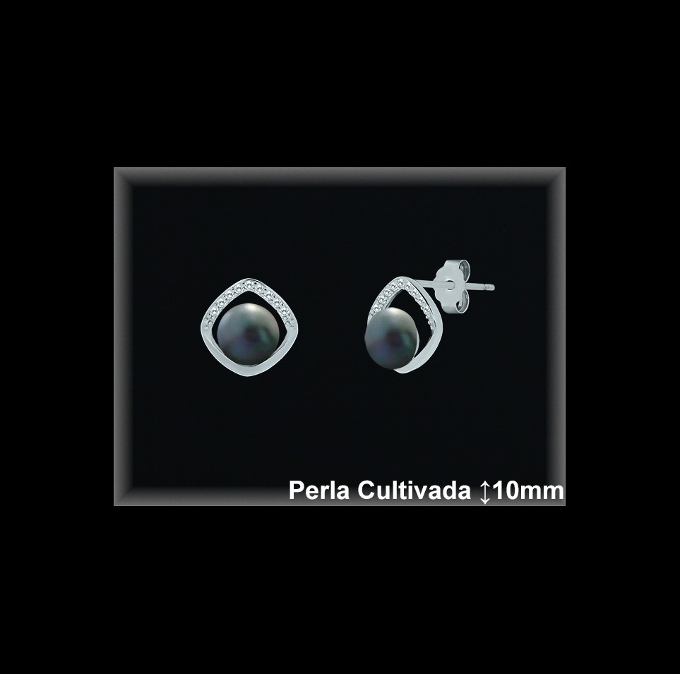Pendientes Plata al por mayor ref R8673G Mayoristas Plata al por Mayor