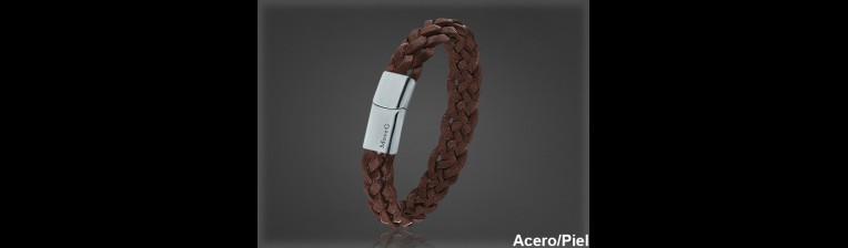Pulsera Cuero al por Mayor Hombre ref 99300M. Mayoristas Pulsera Piel