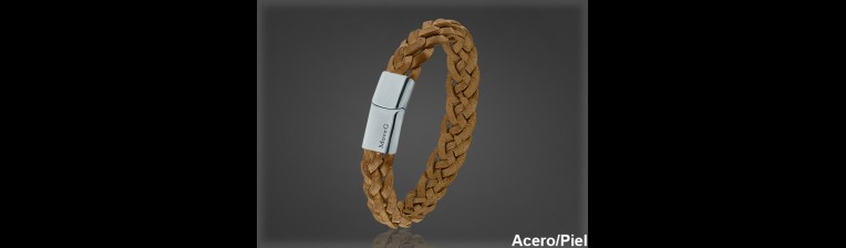 Pulsera Cuero al por Mayor Hombre ref 99300MC. Mayoristas Pulsera Piel