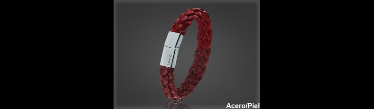 Pulsera Cuero al por Mayor Hombre ref 99300R. Mayoristas Pulsera Piel