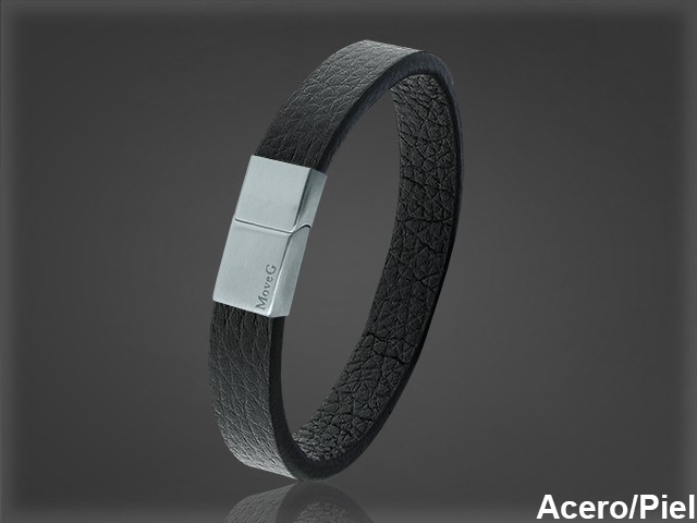 Pulsera Cuero al por Mayor Hombre ref 99321N. Mayoristas Pulsera Piel