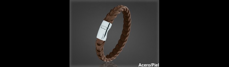 Pulsera Cuero al por Mayor Hombre ref 99330M. Mayoristas Pulsera Piel