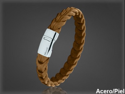 Pulsera Cuero al por Mayor Hombre ref 99330MC. Mayoristas Pulsera Piel