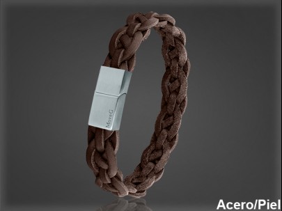Pulsera Cuero al por Mayor Hombre ref 99335M. Mayoristas Pulsera Piel