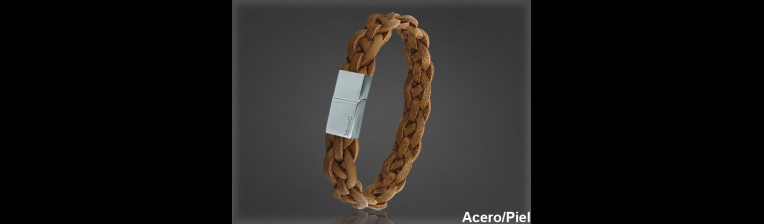 Pulsera Cuero al por Mayor Hombre ref 99335MC. Mayoristas Pulsera Piel