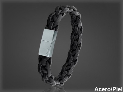Pulsera Cuero al por Mayor Hombre ref 99335N. Mayoristas Pulsera Piel