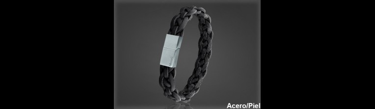 Pulsera Cuero al por Mayor Hombre ref 99335N. Mayoristas Pulsera Piel