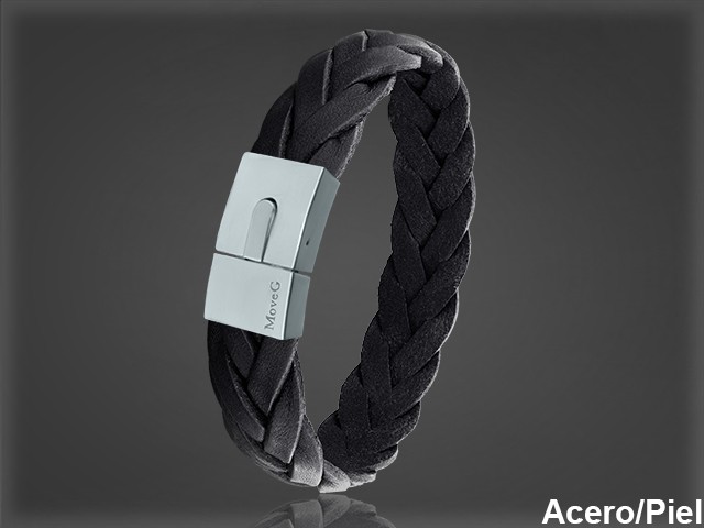 Pulsera Cuero al por Mayor Hombre ref 99336N. Mayoristas Pulsera Piel