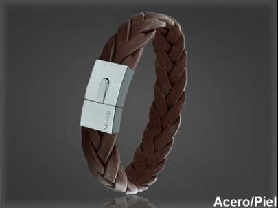 Pulsera Cuero al por Mayor Hombre ref 99336M. Mayoristas Pulsera Piel