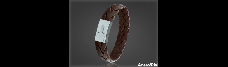 Pulsera Cuero al por Mayor Hombre ref 99336M. Mayoristas Pulsera Piel