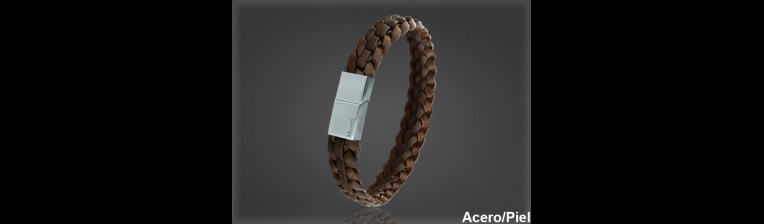 Pulsera Cuero al por Mayor Hombre ref 99338M. Mayoristas Pulsera Piel