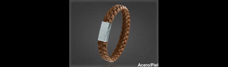 Pulsera Cuero al por Mayor Hombre ref 99338MC. Mayoristas Pulsera Piel