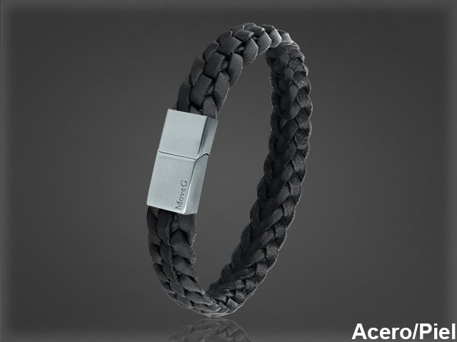 Pulsera Cuero al por Mayor Hombre ref 99338N. Mayoristas Pulsera Piel