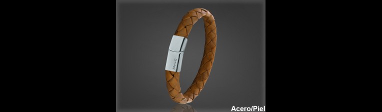 Pulsera Cuero al por Mayor Hombre ref 99339MC. Mayoristas Pulsera Piel