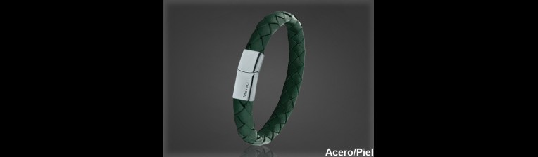 Pulsera Cuero al por Mayor Hombre ref 99339MC. Mayoristas Pulsera Piel