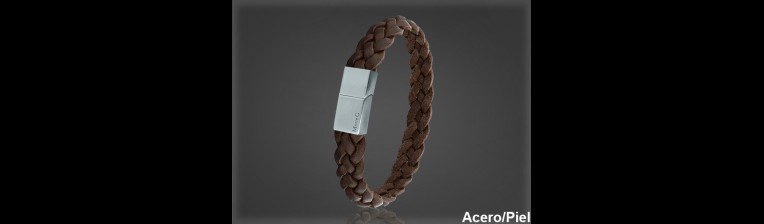 Pulsera Cuero al por Mayor Hombre ref 99340M. Mayoristas Pulsera Piel