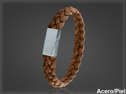 Pulsera Cuero al por Mayor Hombre ref 99340MC. Mayoristas Pulsera Piel