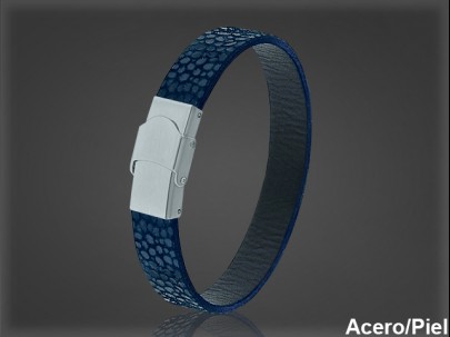 Pulsera Cuero al por Mayor Hombre ref 99380A. Mayoristas Pulsera Piel