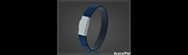 Pulsera Cuero al por Mayor Hombre ref 99380A. Mayoristas Pulsera Piel