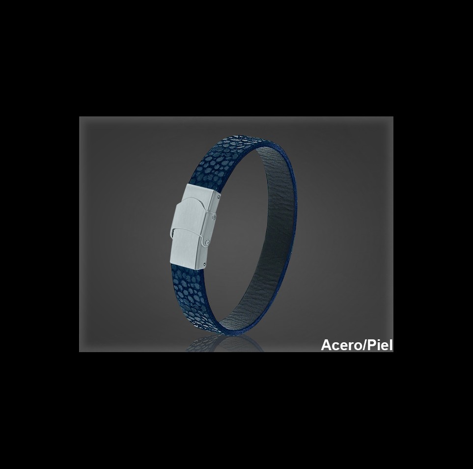 Pulsera Cuero al por Mayor Hombre ref 99380A. Mayoristas Pulsera Piel