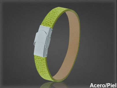 Pulsera Cuero al por Mayor Hombre ref 99380AM. Mayoristas Pulsera Piel