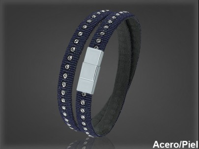 Pulsera Cuero al por Mayor Hombre ref 99381A. Mayoristas Pulsera Piel