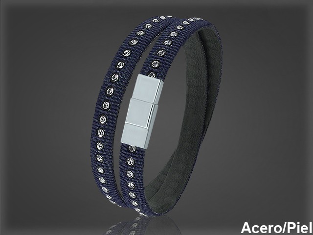 Pulsera Cuero al por Mayor Hombre ref 99381A. Mayoristas Pulsera Piel