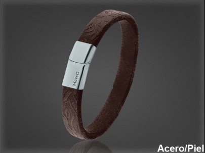 Pulsera Cuero al por Mayor Hombre ref 99301M. Mayoristas Pulsera Piel
