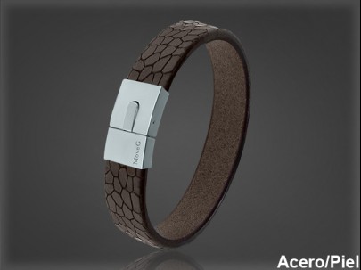 Pulsera Cuero al por Mayor Hombre ref 99311M. Mayoristas Pulsera Piel