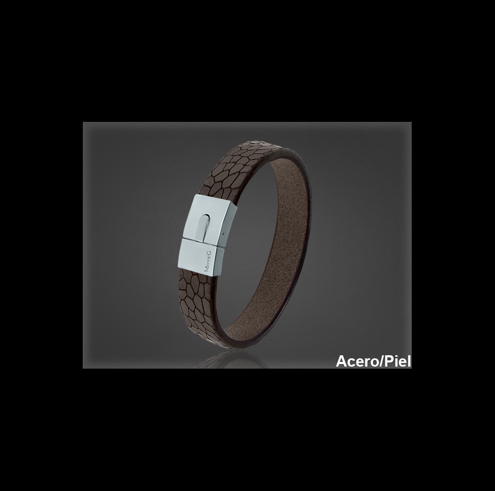 Pulsera Cuero al por Mayor Hombre ref 99311M. Mayoristas Pulsera Piel