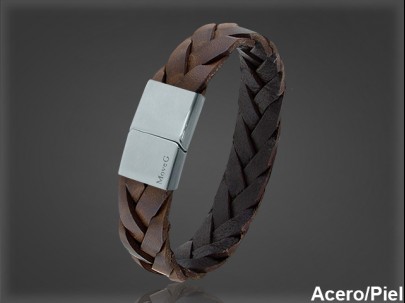 Pulsera Cuero al por Mayor Hombre ref 99315MC. Mayoristas Pulsera Piel
