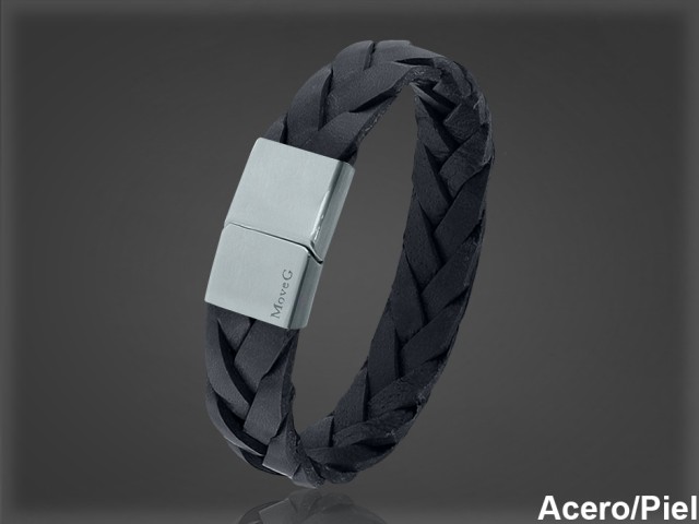 Pulsera Cuero al por Mayor Hombre ref 99315N. Mayoristas Pulsera Piel