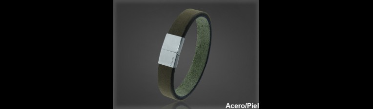 Pulsera Cuero al por Mayor Hombre ref 99322M. Mayoristas Pulsera Piel