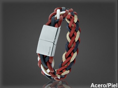 Pulsera Cuero al por Mayor Hombre ref 99324Z. Mayoristas Pulsera Piel