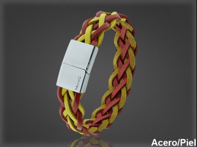 Pulsera Cuero al por Mayor Hombre ref 99325S. Mayoristas Pulsera Piel