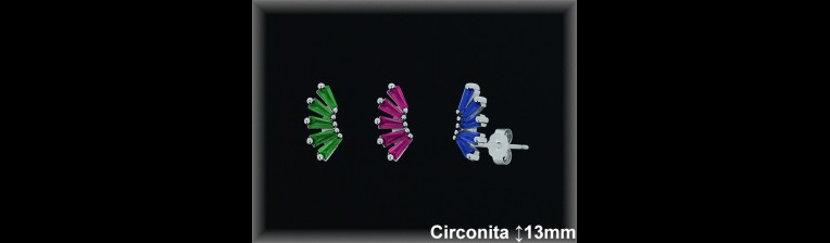 Pendientes Plata al por mayor ref Z8561Z Mayoristas Plata al por Mayor
