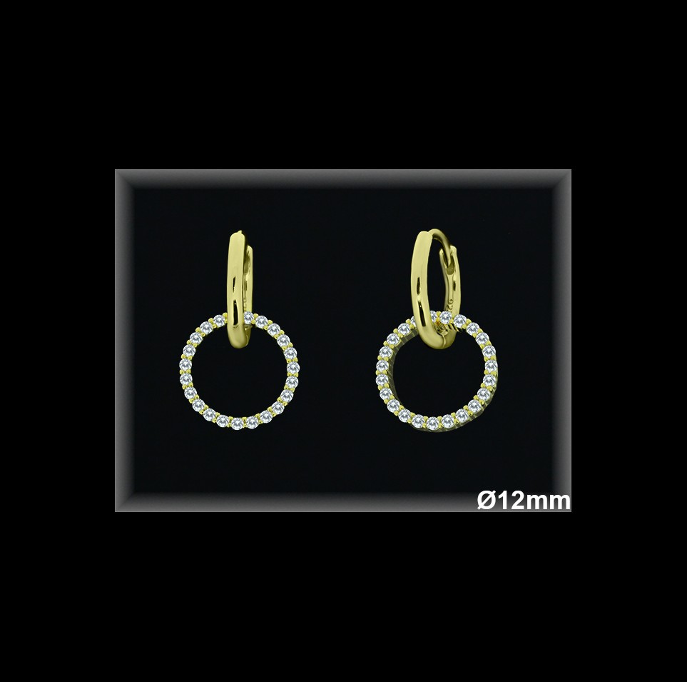 Pendientes Plata al por mayor ref AZ176C Mayoristas Plata al por Mayor