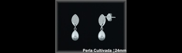 Pendientes Plata al por mayor ref R8680 Mayoristas Plata al por Mayor