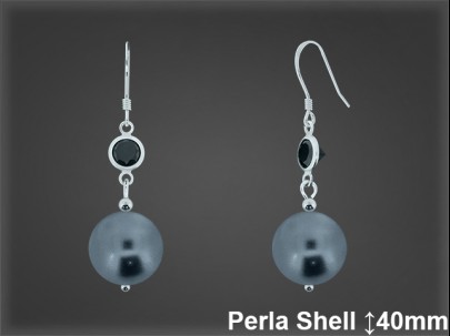 Pendientes Plata al por mayor ref P8805G. Mayoristas Plata al por Mayor