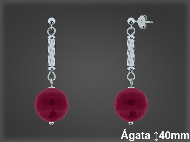 Pendientes Plata al por mayor ref P8873. Mayoristas Plata al por Mayor