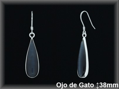 Pendientes Plata al por mayor ref J8534N Mayoristas Plata al por Mayor